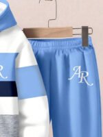 ⁦طقم أولاد قطعتين  تصميم فضفاض وطبعات ملونة⁩ - الصورة ⁦23⁩