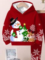 ⁦طقم أولاد قطعتين  تصميم فضفاض وطبعات ملونة⁩ - الصورة ⁦54⁩