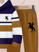 ⁦طقم أولاد قطعتين  تصميم فضفاض وطبعات ملونة⁩ - الصورة ⁦66⁩