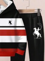 ⁦طقم أولاد قطعتين  تصميم فضفاض وطبعات ملونة⁩ - الصورة ⁦72⁩