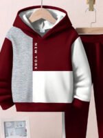 ⁦طقم أولاد قطعتين  تصميم فضفاض وطبعات ملونة⁩ - الصورة ⁦83⁩