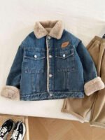 جاكيت جينز مبطن للأولاد