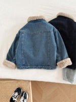 ⁦جاكيت جينز مبطن للأولاد⁩ - الصورة ⁦3⁩