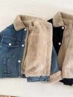 ⁦جاكيت جينز مبطن للأولاد⁩ - الصورة ⁦6⁩