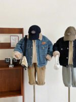 ⁦جاكيت جينز مبطن للأولاد⁩ - الصورة ⁦8⁩