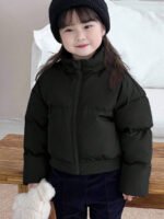 ⁦جاكيت بلون أحادي للفتيات⁩ - الصورة ⁦11⁩