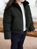 ⁦جاكيت بلون أحادي للفتيات⁩ - الصورة ⁦13⁩