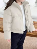 ⁦جاكيت بلون أحادي للفتيات⁩ - الصورة ⁦17⁩