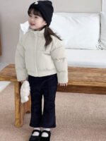 ⁦جاكيت بلون أحادي للفتيات⁩ - الصورة ⁦18⁩