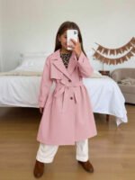 ⁦معطف بناتي طويل خفيف⁩ - الصورة ⁦28⁩