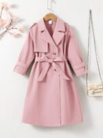 ⁦معطف بناتي طويل خفيف⁩ - الصورة ⁦31⁩