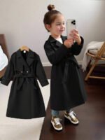 ⁦معطف بناتي طويل خفيف⁩ - الصورة ⁦33⁩