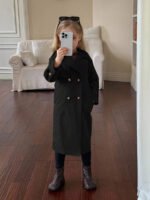 ⁦معطف بناتي طويل خفيف⁩ - الصورة ⁦36⁩