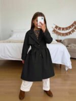 ⁦معطف بناتي طويل خفيف⁩ - الصورة ⁦38⁩