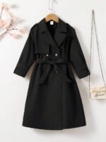 ⁦معطف بناتي طويل خفيف⁩ - الصورة ⁦40⁩