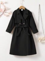 ⁦معطف بناتي طويل خفيف⁩ - الصورة ⁦41⁩