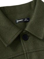 ⁦معطف صوفي قصير عصري للرجال⁩ - الصورة ⁦32⁩