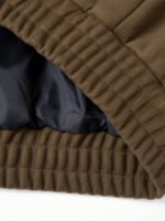 ⁦معطف رجالي من الصوف بلون موحد⁩ - الصورة ⁦8⁩