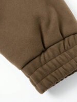 ⁦معطف رجالي من الصوف بلون موحد⁩ - الصورة ⁦9⁩