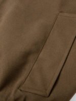 ⁦معطف رجالي من الصوف بلون موحد⁩ - الصورة ⁦10⁩