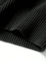 ⁦كنزة صوفية للرجال بياقة عالية وسحاب⁩ - الصورة ⁦6⁩