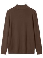 ⁦كنزة صوفية للرجال بياقة عالية وسحاب⁩ - الصورة ⁦23⁩