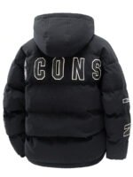 ⁦معطف رجالي مبطن بغطاء رأس⁩ - الصورة ⁦33⁩