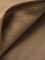 ⁦معطف رجالي بني داكن من الجلد المدبوغ⁩ - الصورة ⁦8⁩