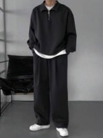 طقم رياضي فضفاض من قطعتين