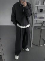 ⁦طقم رياضي فضفاض من قطعتين⁩ - الصورة ⁦3⁩