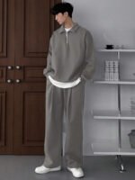 ⁦طقم رياضي فضفاض من قطعتين⁩ - الصورة ⁦17⁩