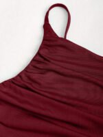 ⁦Sweetra فستان طويل أنيق بحروف منسدلة عند الرقبة والخصر على شكل حرف A، بدون أكمام، متنوع مناسب لارتداء يومي وتنحيف الجسم ،للربيع والصيف⁩ - الصورة ⁦11⁩