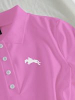 ⁦Elamini فستان نسائي كاجوال بياقة بولو وأكمام قصيرة مطبوعة بطباعة الفارس⁩ - الصورة ⁦50⁩