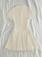 ⁦Elamini فستان نسائي كاجوال بياقة بولو وأكمام قصيرة مطبوعة بطباعة الفارس⁩ - الصورة ⁦58⁩